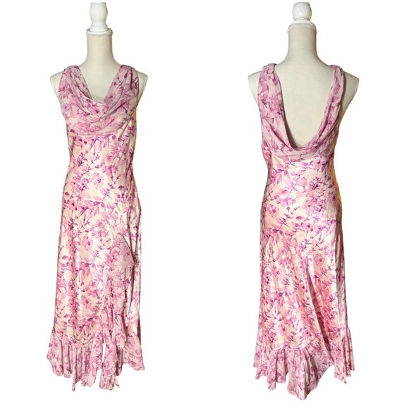 Cinq à Sept Pink Floral Maxi Dress - Picture 6 of 13